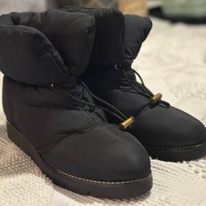 J. Crew Black Winter & Rain Boots